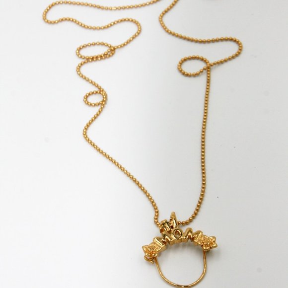 Gold Costume Jewelry #1 MOM - Picture 3 of 3